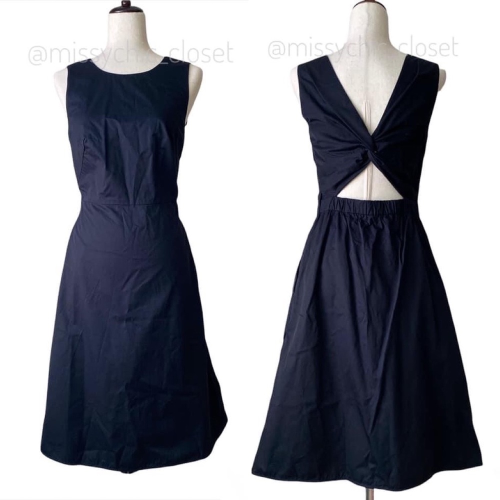 Everlane Cotton Cross-back Dress